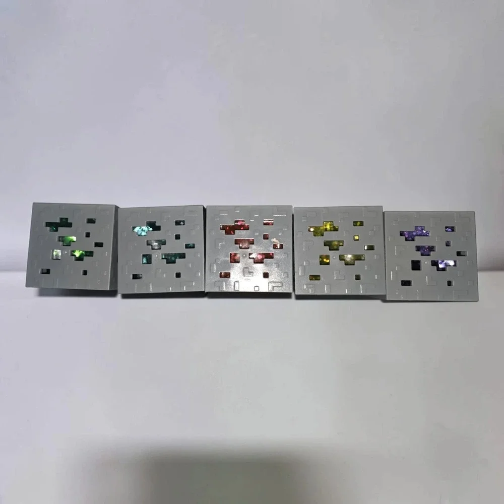 ⛏️ Minecraft Jelly Cube Lot RARE Viral Squishy Bundle Set of 5 🧨 Like Needoh